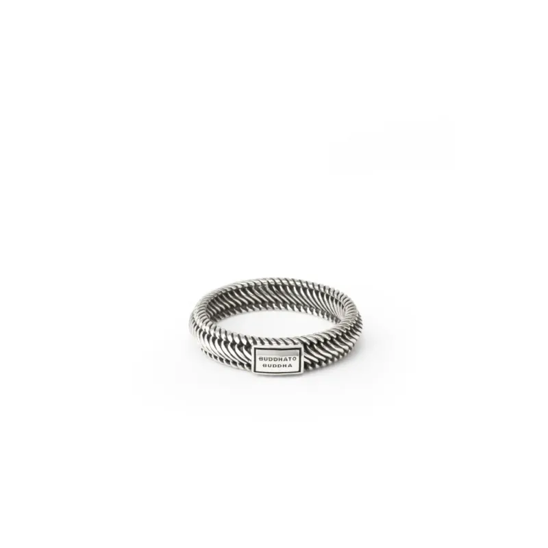 Buddha to Buddha Herrenring Edwin Mini Silber