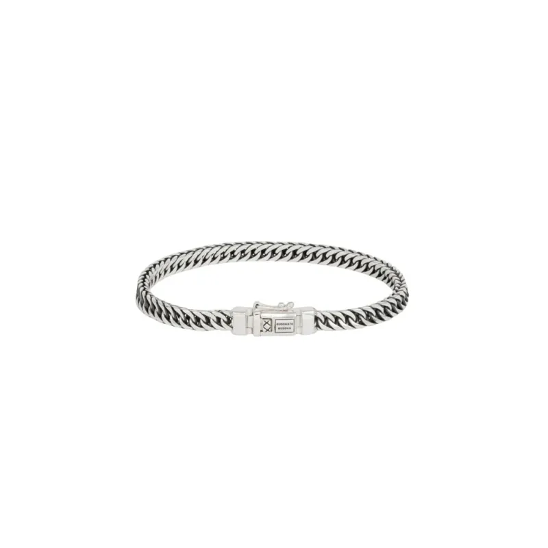 Buddha to Buddha Herren Armband Esther Mini Silber