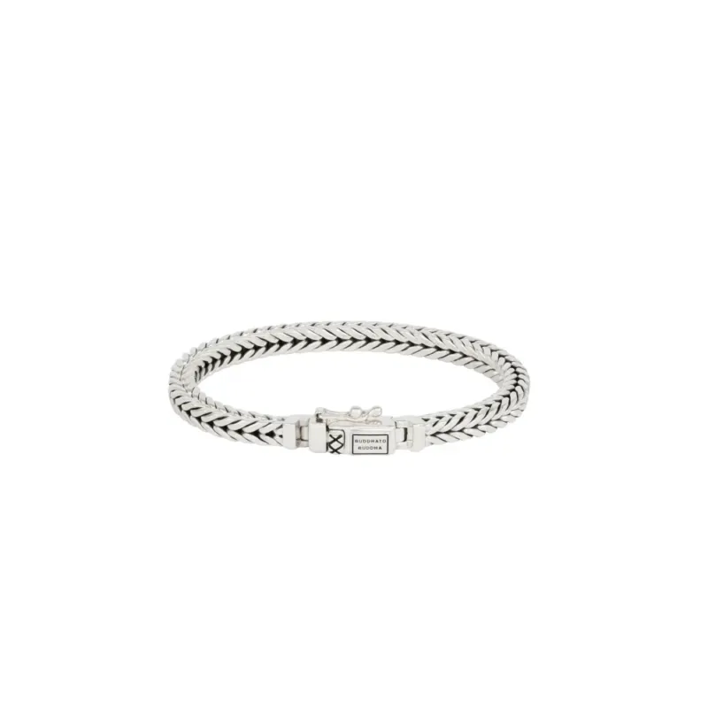 Buddha to Buddha Herren Armband Barbara XS Silber