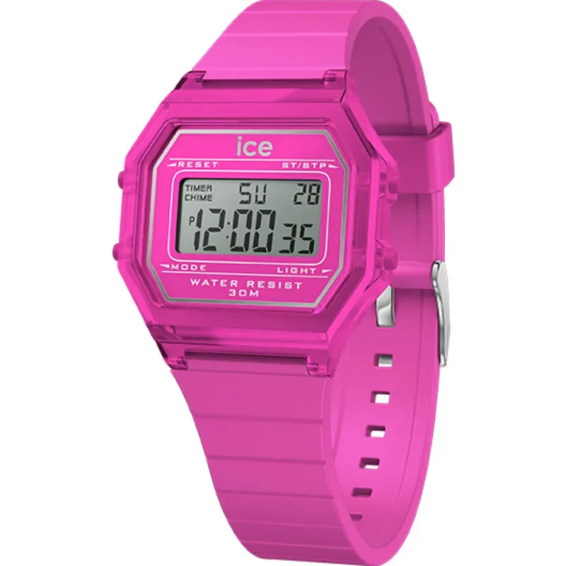 ICE Damenuhr ICE digit retro clear