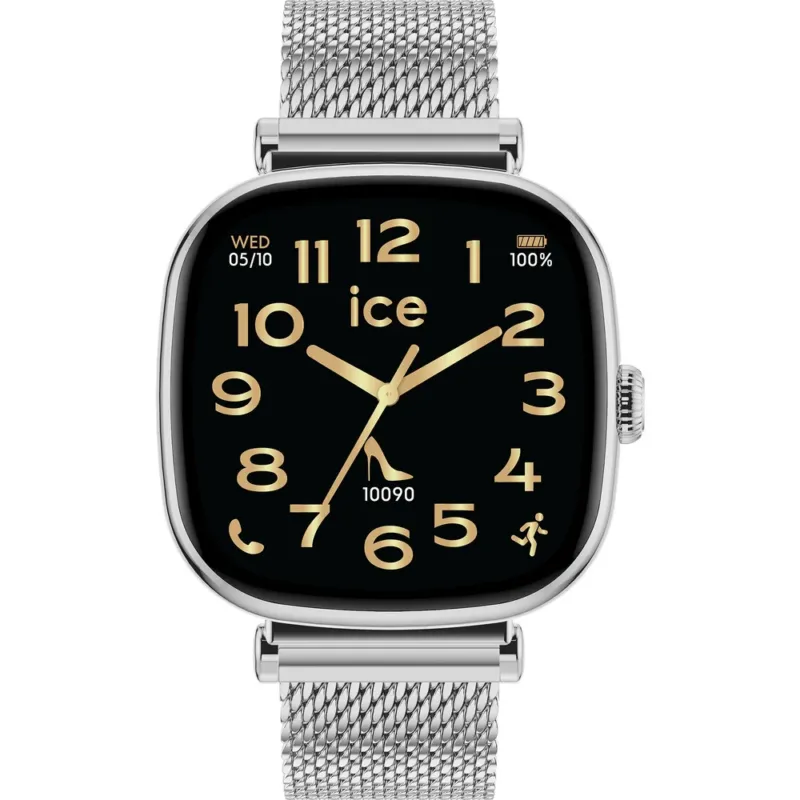 ICE Smartwatch Damenuhr Smart SQ 2.0 Silber