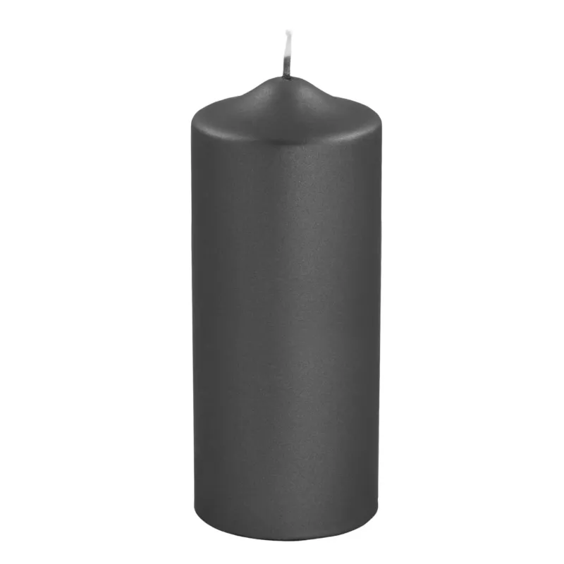 Stumpenkerze – Metallische Optik, Paraffinwachs, Lange Brenndauer - Candle | Fink Living