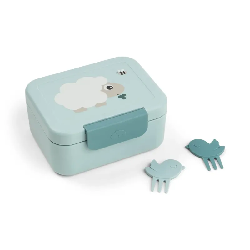 Tiny madkasse med snack picks - Tiny farm - Blå