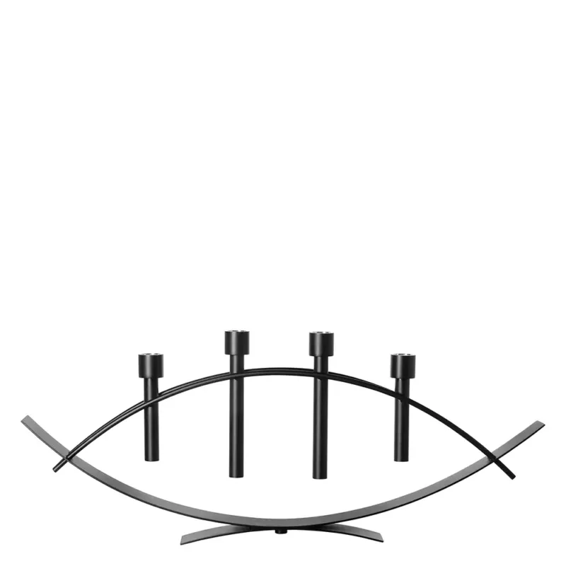 Kerzenständer – Bogenform, Minimalistische Optik, Mattes Finish - Arco | Fink Living