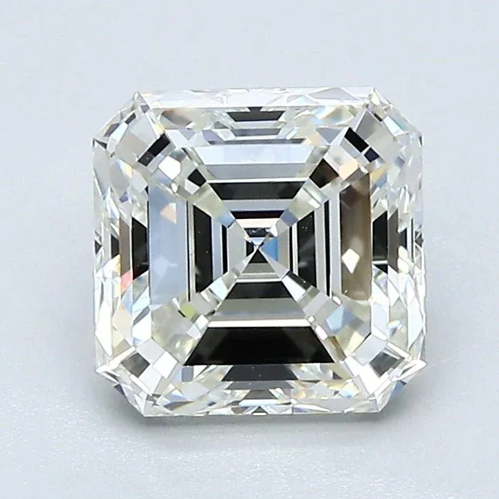 1.5 Carat Asscher - Natural Diamond - 1.7 - J - VS1 - VG - EX - EX - Diamonds By Rothschild