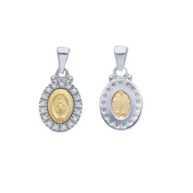 18 Karat - 750 Goldhänger Religiöser Anhänger Bicolor - 165784