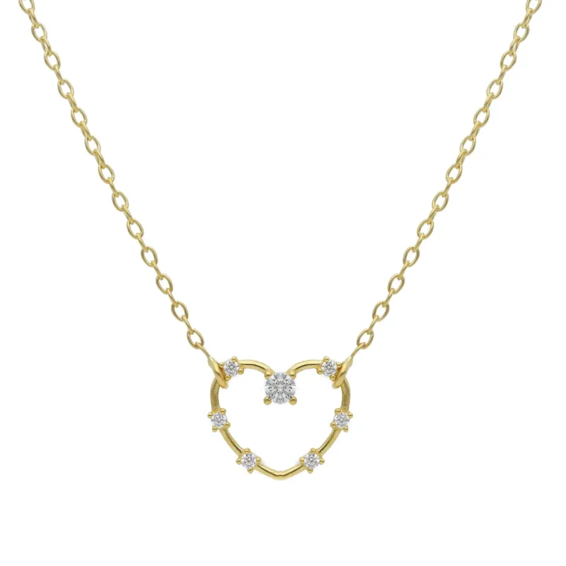 18 Karat Gold - 750 Herz Halskette - 276824