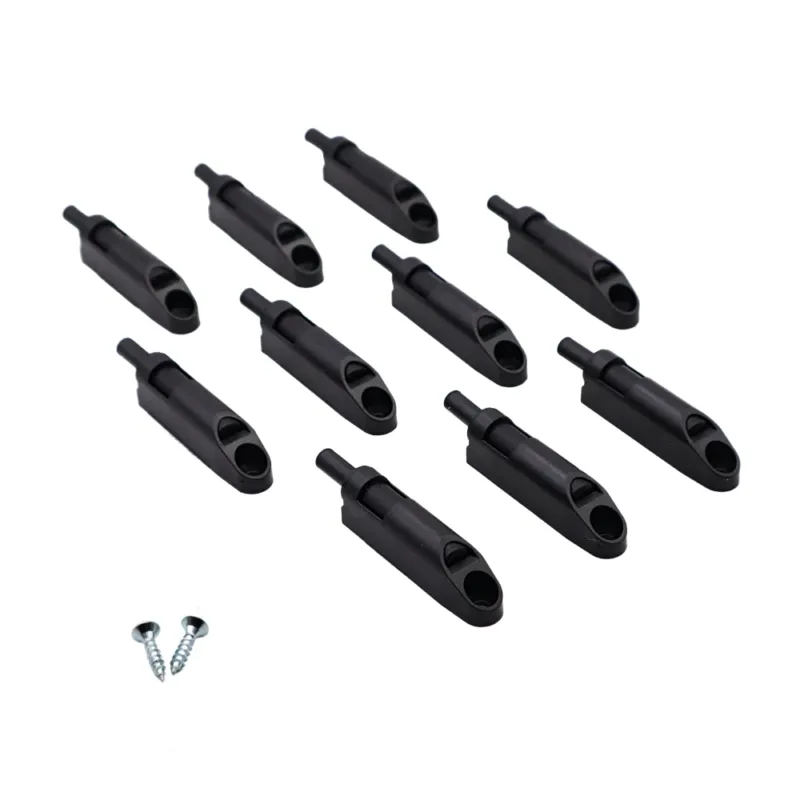 Soft-Close Schranktürdämpfer - Schwarz (10 Stück) – Furnica