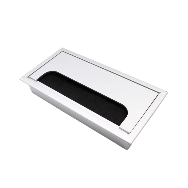 Aluminium Kabeldurchlass 160x80mm, Silber "Wave" – Furnica