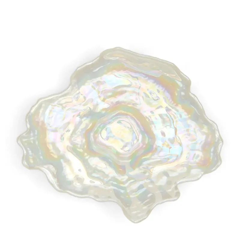 Dekoschale Transparentes Glas mit Perlmutt - Pèrola Oyster | Rivièra Maison - Esszett Luxury | Stilvolles Wohnen mit Charakter