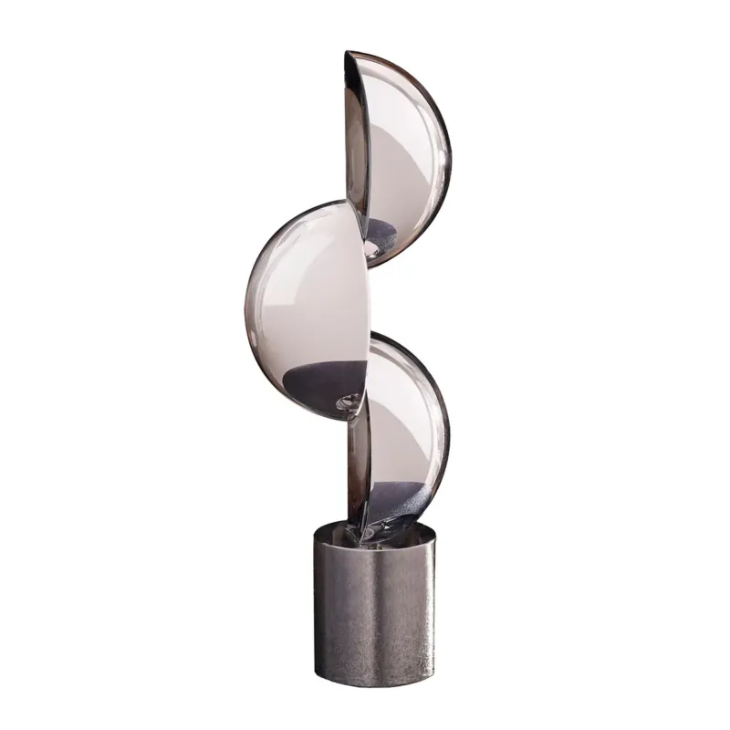 Skulptur – Künstlerische Form, Glänzendes Glas, Glas Kunst, Höhe 33 cm - Harpo | Gilde