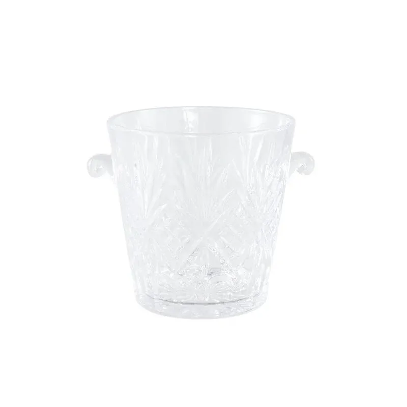 Eiskübel – Runde Form, Glas Material, Klare Optik – Glass Crystal | PTMD