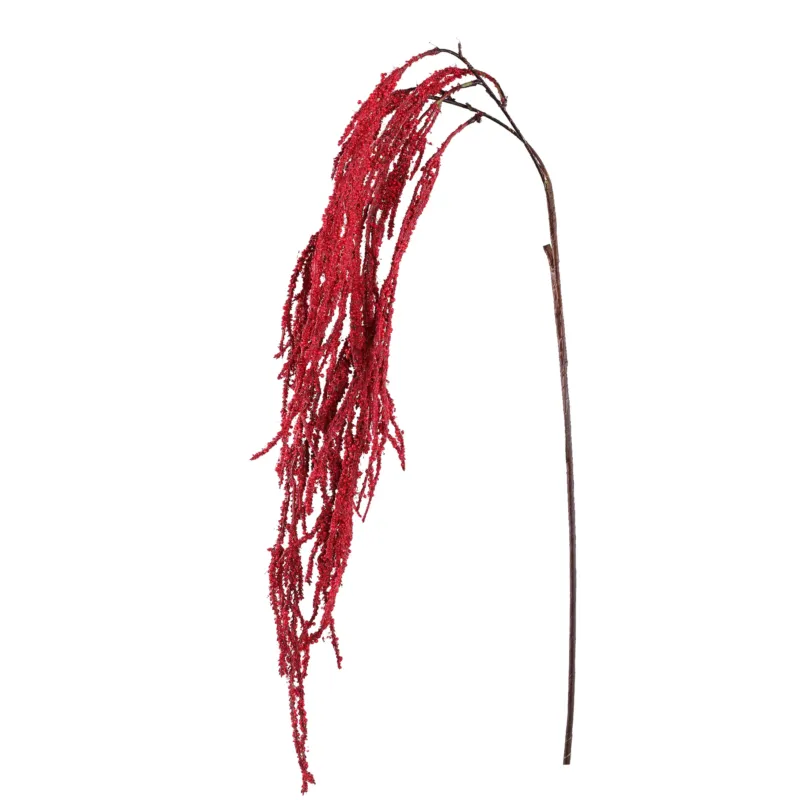 künstliche blume Amaranthus hängend mit strukturreichem Aufbau und dekorativer Ausführung – Twig Plant | PTMD - Esszett Luxury | Stilvolles Wohnen mit Charakter