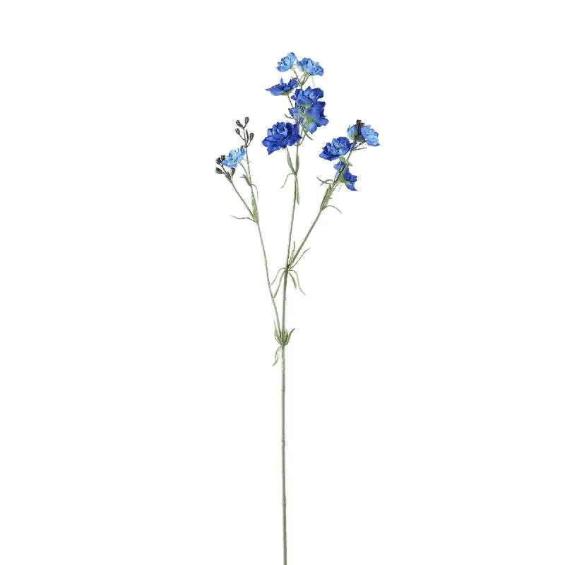 Gartenblume – Blauer Chinensis-Zweig mit beschichteten Blüten aus Polyesterstoff | PTMD