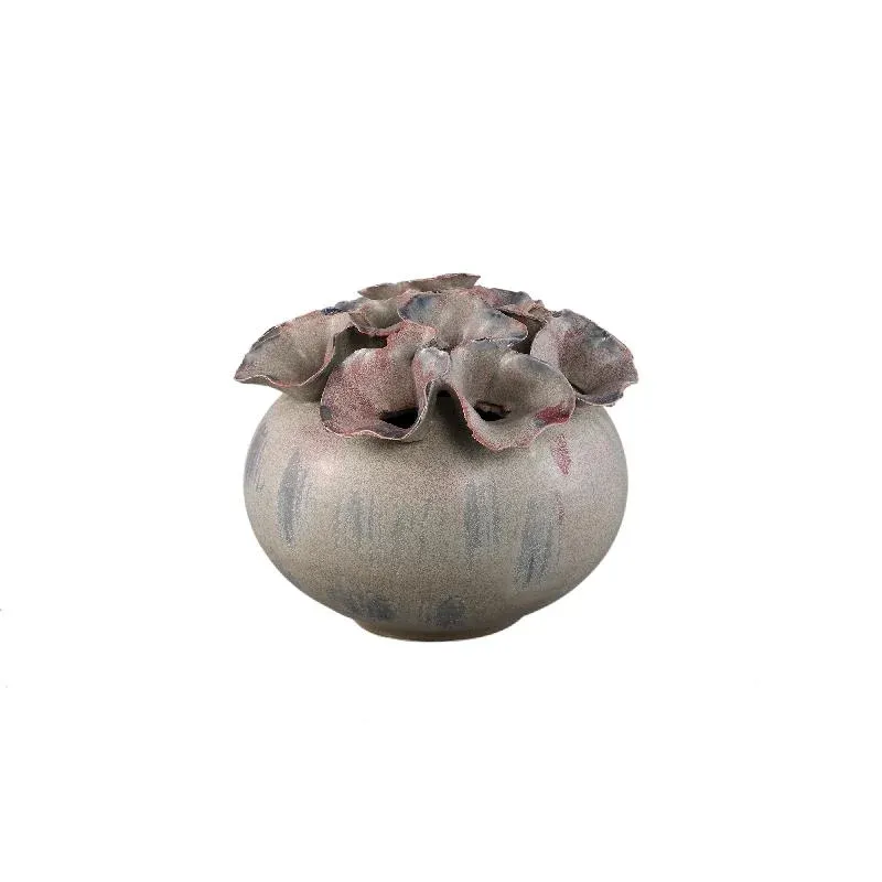 Vase – Blumenform, Lochdesign, Keramikmaterial, M – Jullia | PTMD