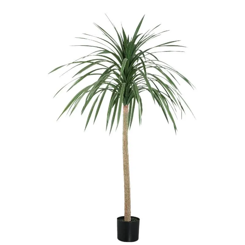 Baumgrün mit Chinesischem Lobelienbaum, im schwarzen Topf und aus Polyester | PTMD