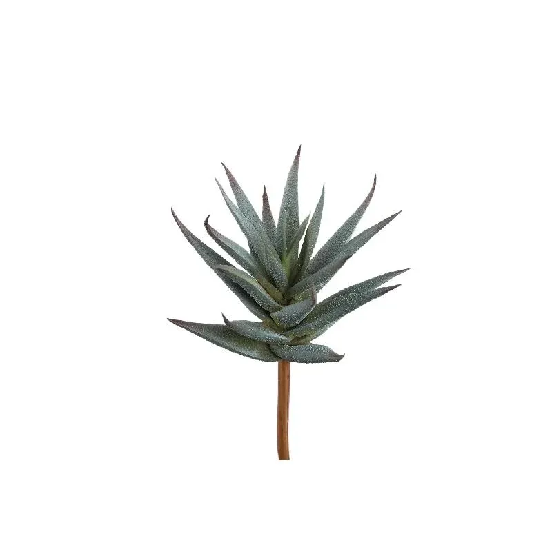 Kunstpflanze - Grüne Aloe Pick, Metall, Kunststoff | PTMD