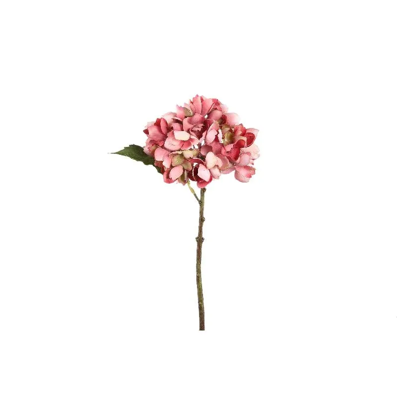 Hortensienblume – Rosa Hortensienzweig aus Stoff S | PTMD