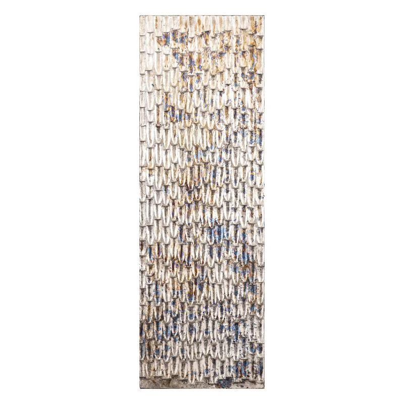 Wandpaneel – Tropfen Muster, MDF Holz, Bronze Farbton, S – Chadwick | PTMD