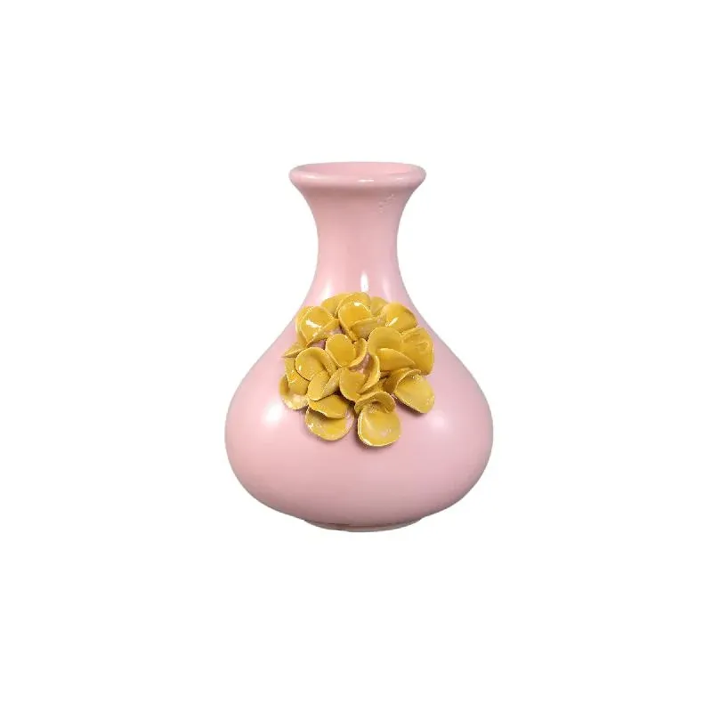 Vase – Rundes Design, Keramik Material, Rosa Farbe, A – Raileigh | PTMD