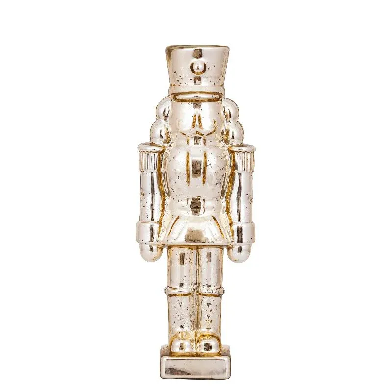 Statue – Goldenes Glas, Nussknackerform, Glänzende Oberfläche, L – Breyen | PTMD