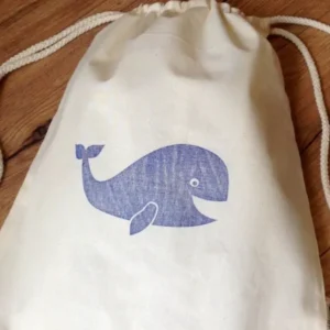 Rucksack Biobaumwolle Turnbeutel bestempelt - Polly Paper