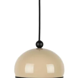 Pendelleuchte Bumble Beige von Zuiver mit Milchglas-Lampenschirm