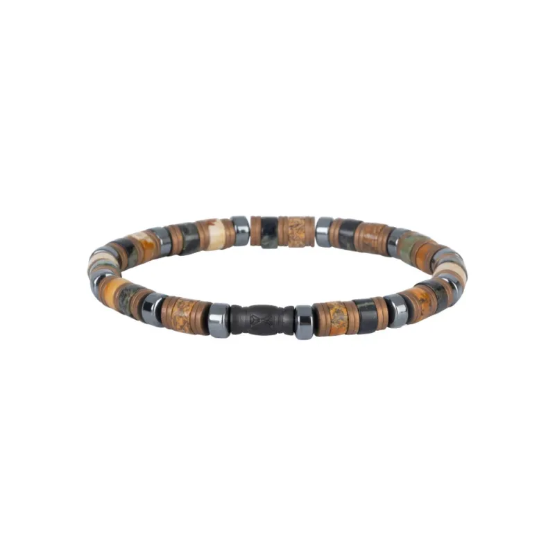 AZE Jewellery Herrenarmband Ranger Peak Disc Grün