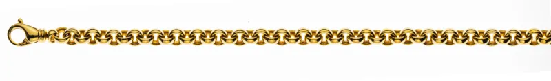 Armband Erbskette Gelbgold 750 Handarbeit ca. 6.5mm