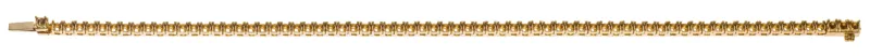 Armband Rohling Gelbgold 750 fuer 76 Brillanten 0,07 ct.