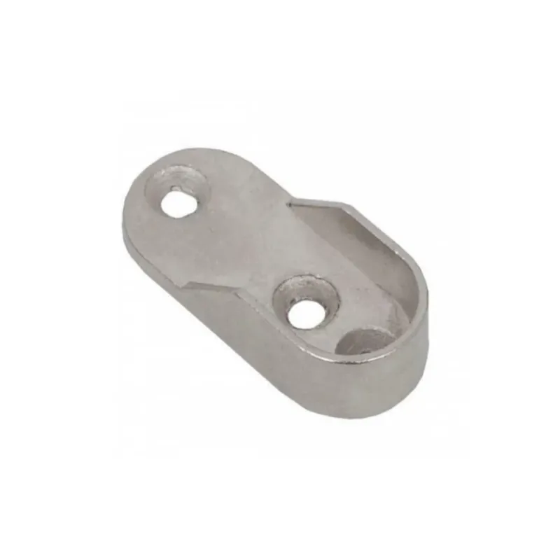 Befestigung für 15x30mm Oval Stange, Nickel – Furnica