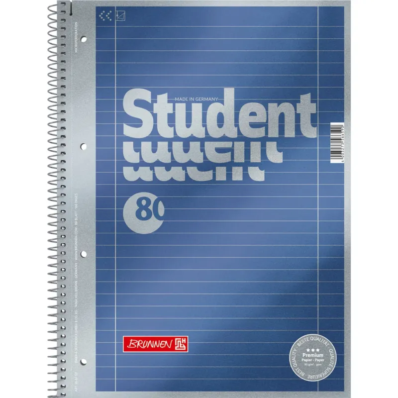 Brunnen-Collegeblock-A4-Premium-Lineatur-27-liniert-mit-Doppelrand-Rechtshaender-1067127-lafueliki