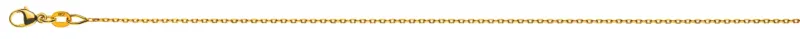 Collier Anker 4-fach geschliffen Gelbgold 750 ca. 0.9mm