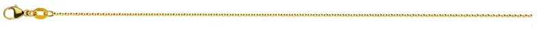 Collier Anker oval mit Messerschliff Gelbgold 750 ca. 1.2mm