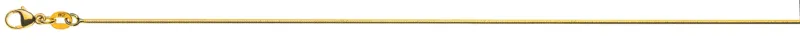 Collier Schlangenkette 8-fach diamantiert Gelbgold 750 ca. 1.0mm