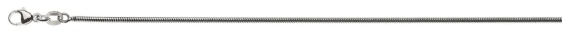 Collier Schlangenkette rund Weissgold 750 ca. 1.6mm