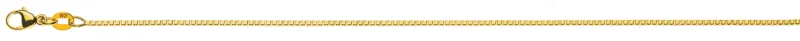 Collier Venezianer diamantiert Gelbgold 750 ca. 1.1mm