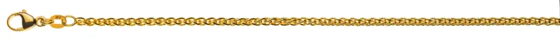 Collier Zopf Gelbgold 750 ca. 2.5mm