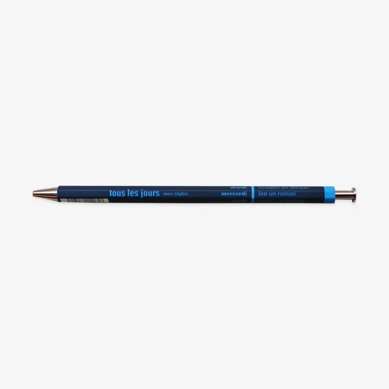 DAYS BALLPOINT PEN 0.5mm // NAVY