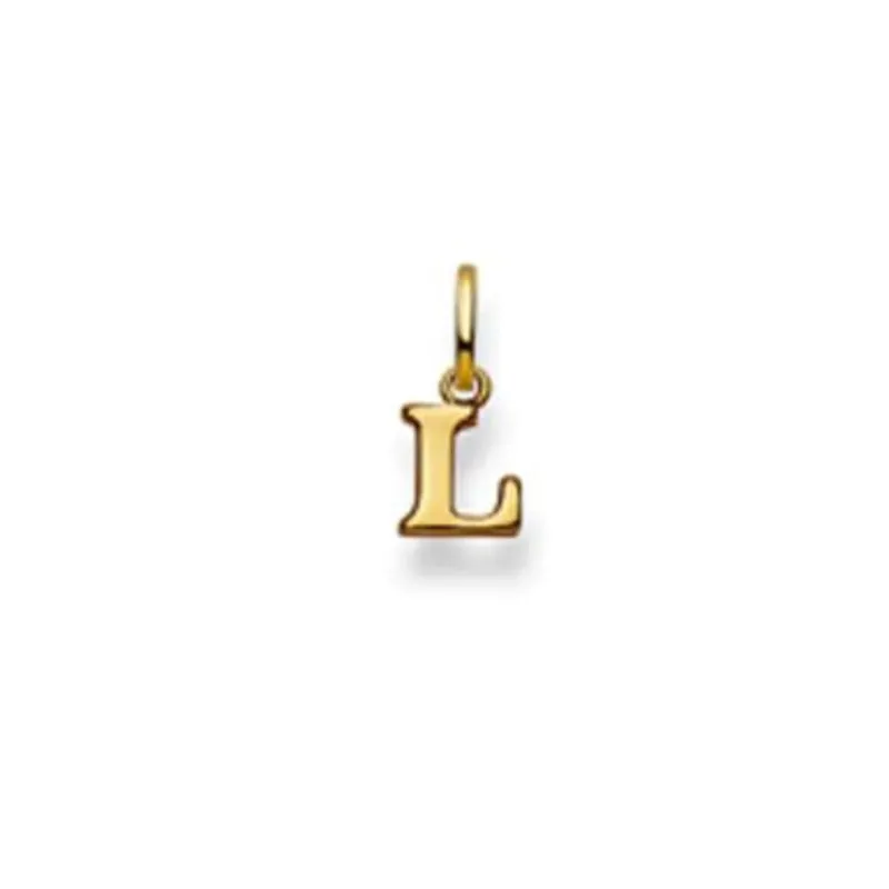 Buchstaben Anhänger in 18 Karat Gold - 750 - L