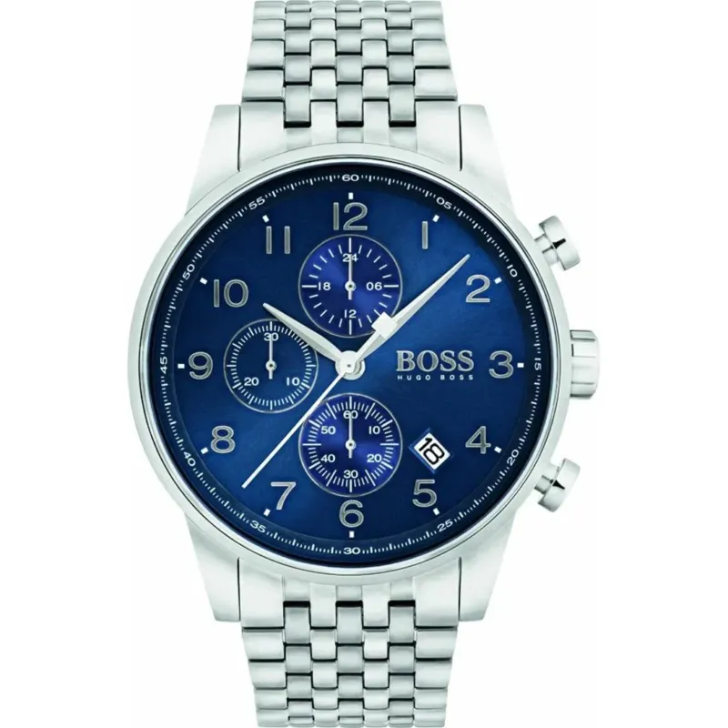 Hugo Boss Navigator Chronograph 44mm Herrenuhr - HB1513498