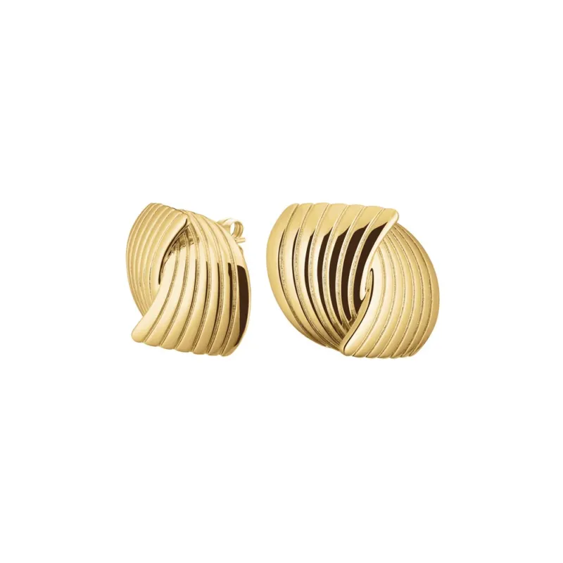Rosefield Ohrringe Simple Knot Gold
