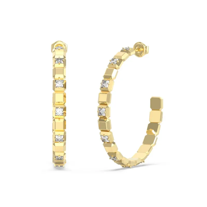 GUESS Ohrringe ACE OF DIAMONDS Gold