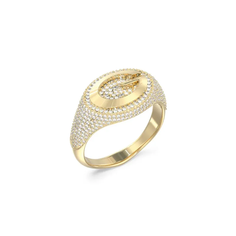 GUESS Damenring G CAMDEN aus Stahl Gold