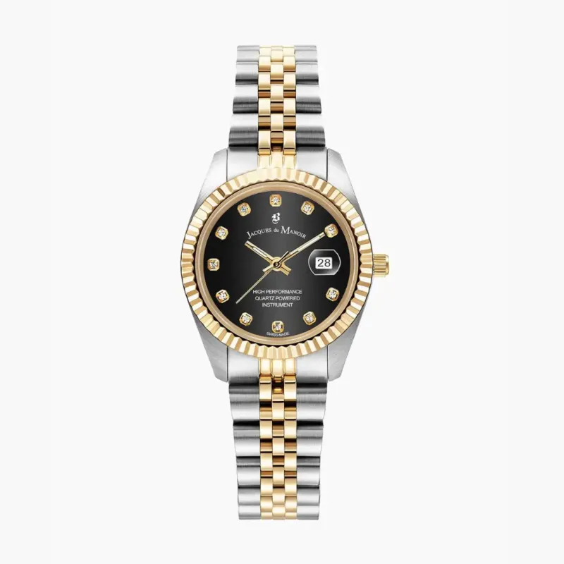 Jacques Du Manoir Inspiration 31 MM Quarz Damenuhr - JWL01207