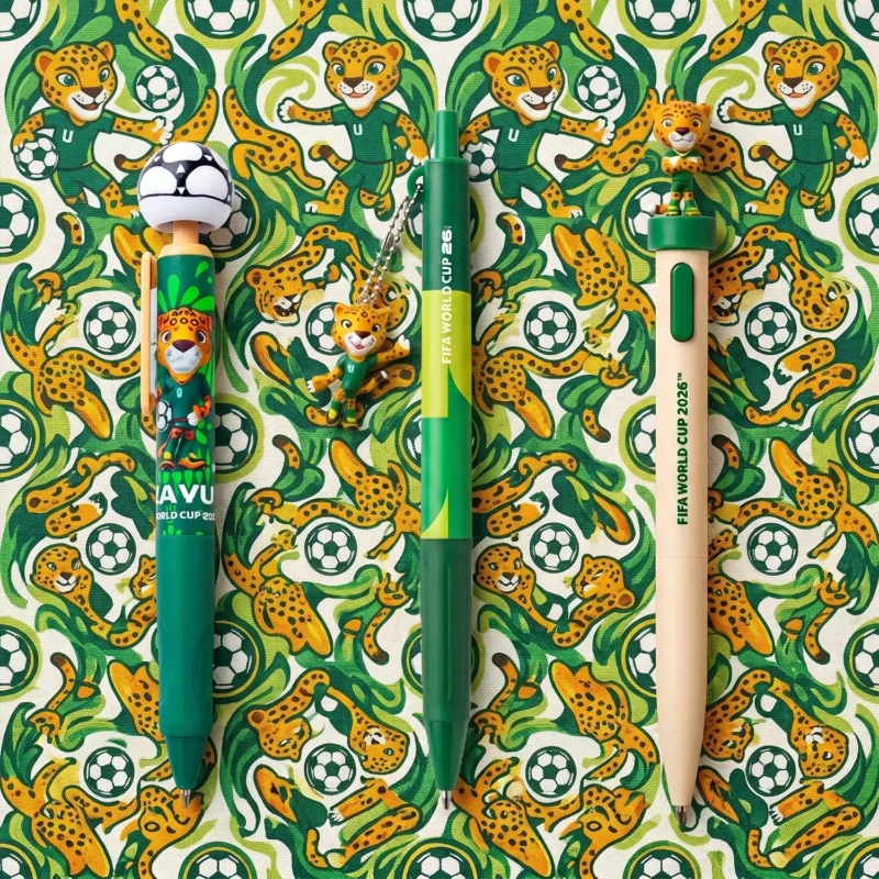 M&G 2026 FIFA World Cup Limited Edition Gel Pen 3 Pack 0.5mm Black Ink ZAVU