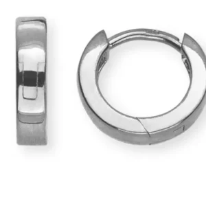 Creolen Weissgold 750 U-Profil 10.4mm