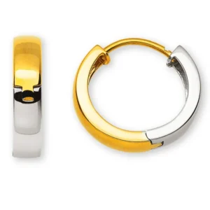 Creolen Bicolor 750 U-Profil 16.7mm