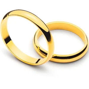 Trauring halbrund Gelbgold 750 3.4mm