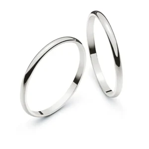 Trauring Weissgold 750 1.8mm